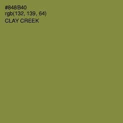 #848B40 - Clay Creek Color Image